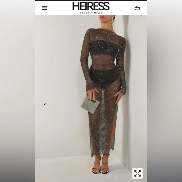 HEIRESS BEVERLY HILLS SPARKLY DRESS - Picture 3 of 5